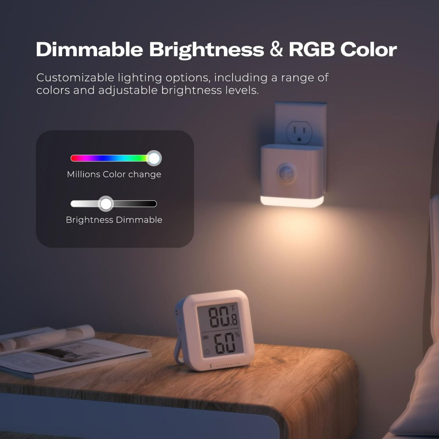 Wielofunkcyjna lampka nocna ThirdReality Smart Color Nightlight Type C (Matter over Wi-Fi)