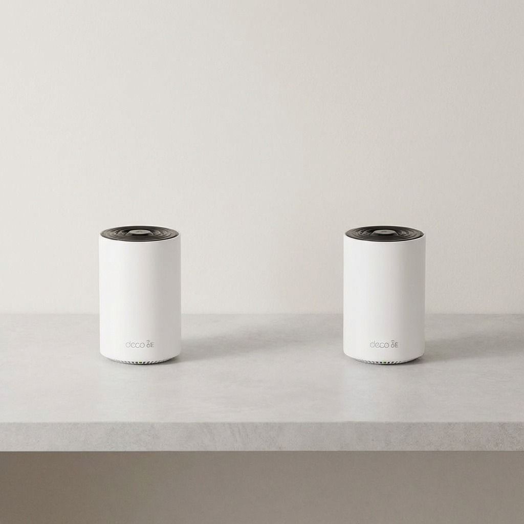 Domowy , trzypasmowy system Mesh Wi‑Fi 6E TP-Link Deco XE75 Pro - pokrycie sieci do 500 m² (2-pack)