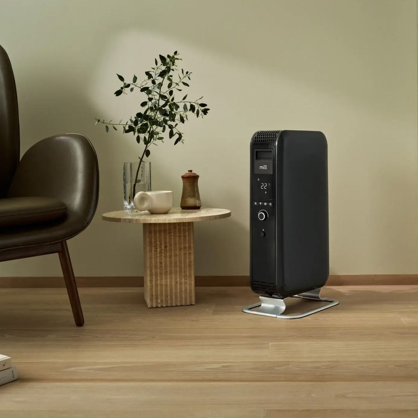 Grzejnik olejowy Mill Gentle Air WiFi 1500W - czarny