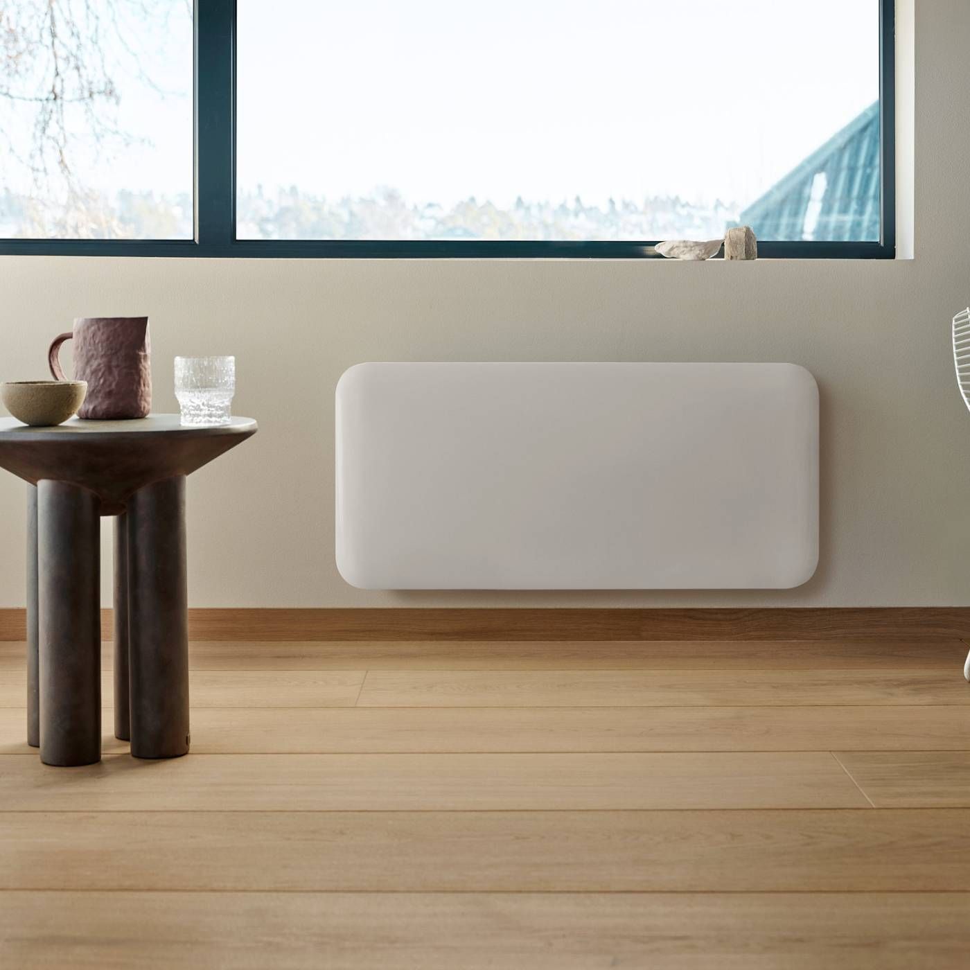 Grzejnik panelowy Mill Invisible WiFi 1500 W - 4 generacji, biały