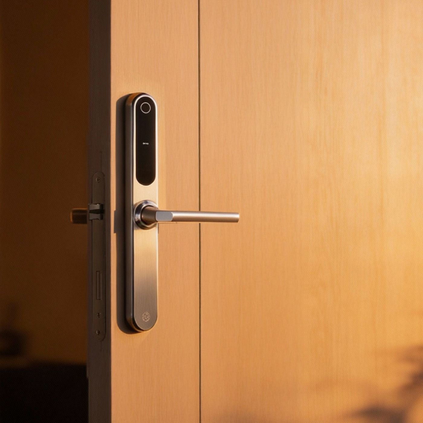 Klamka elektroniczna PSG TUCAN - srebrna, Bluetooth, Wi-Fi, Smart Life (Tuya)