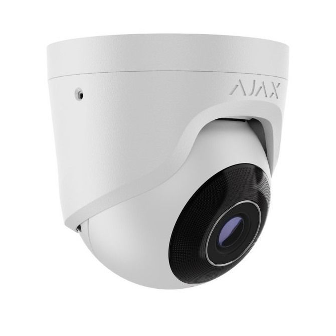 Kamera zewnętrzna Ajax TurretCam (5 Mp/4 mm) biała