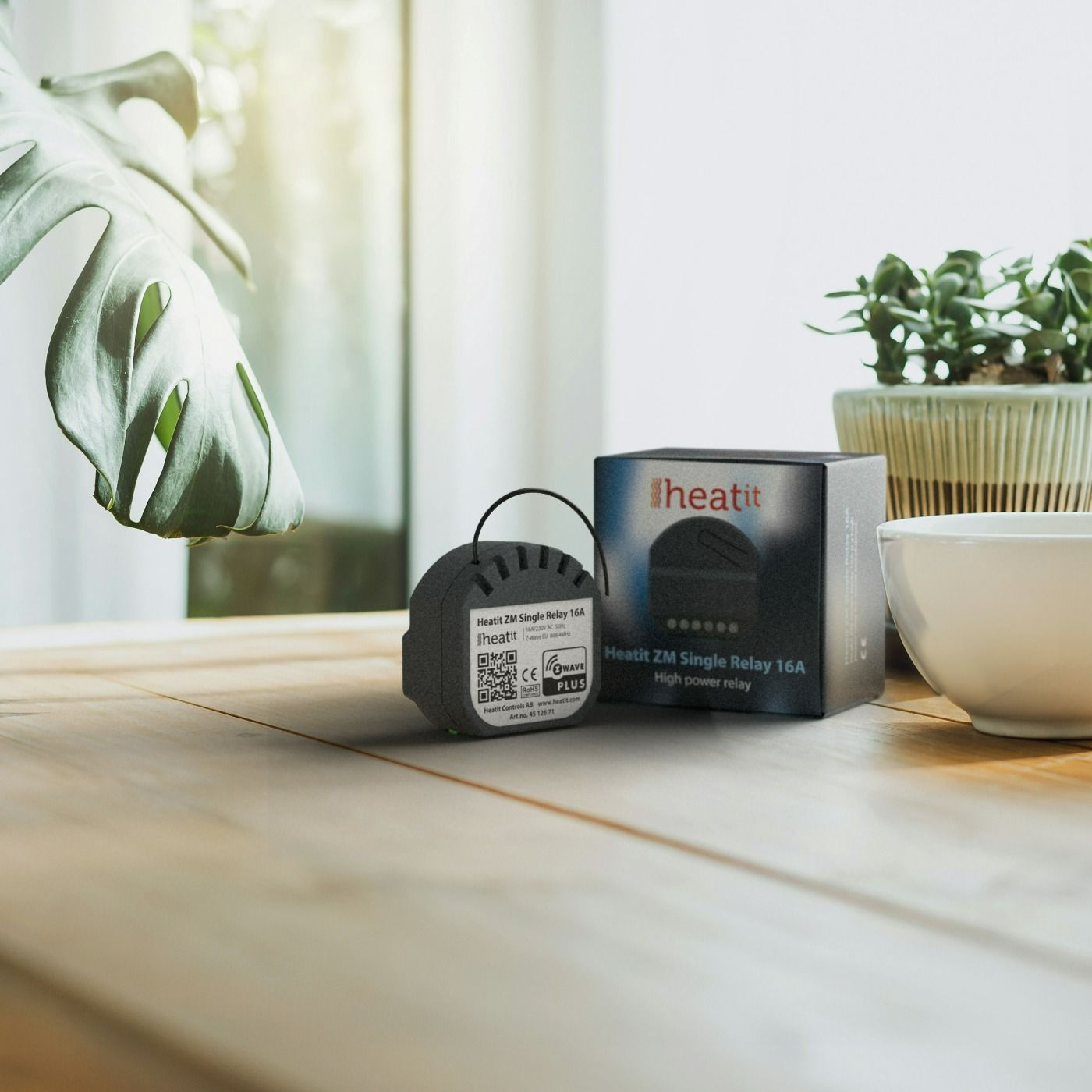 Moduł wykonawczy Heatit ZM Single Relay 16A Z-Wave 700 series