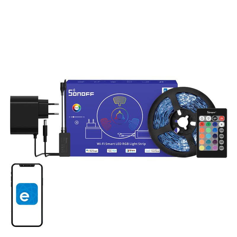 Inteligentna taśma LED RGB WiFi Sonoff L2 Lite - o długości 5 m