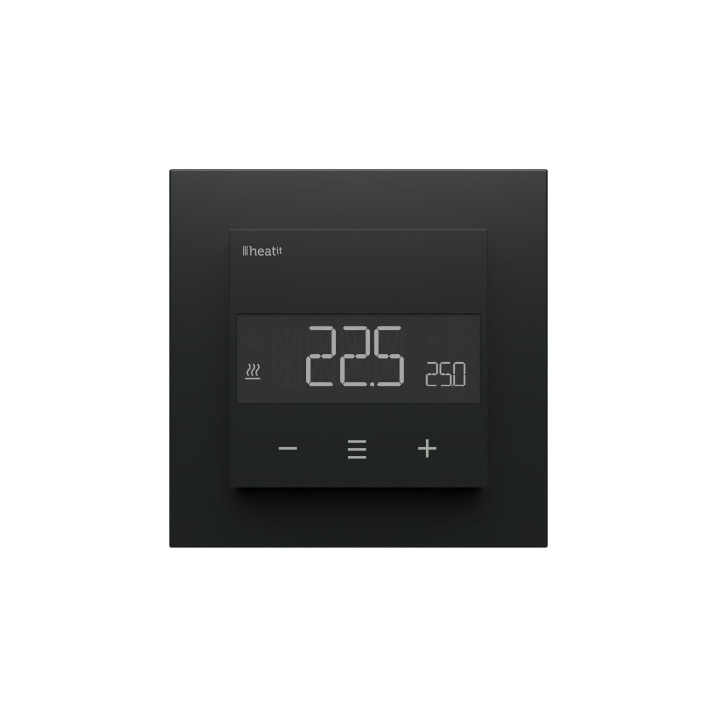 Termostat wewnętrzny Heatit WiFi6 Thermostat (Black Matt) czarny