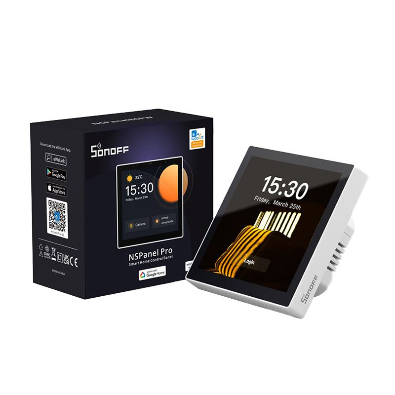 Panel sterowania WiFi/Bluetooth/ZigBee Matter SONOFF NSPanel Pro - biały