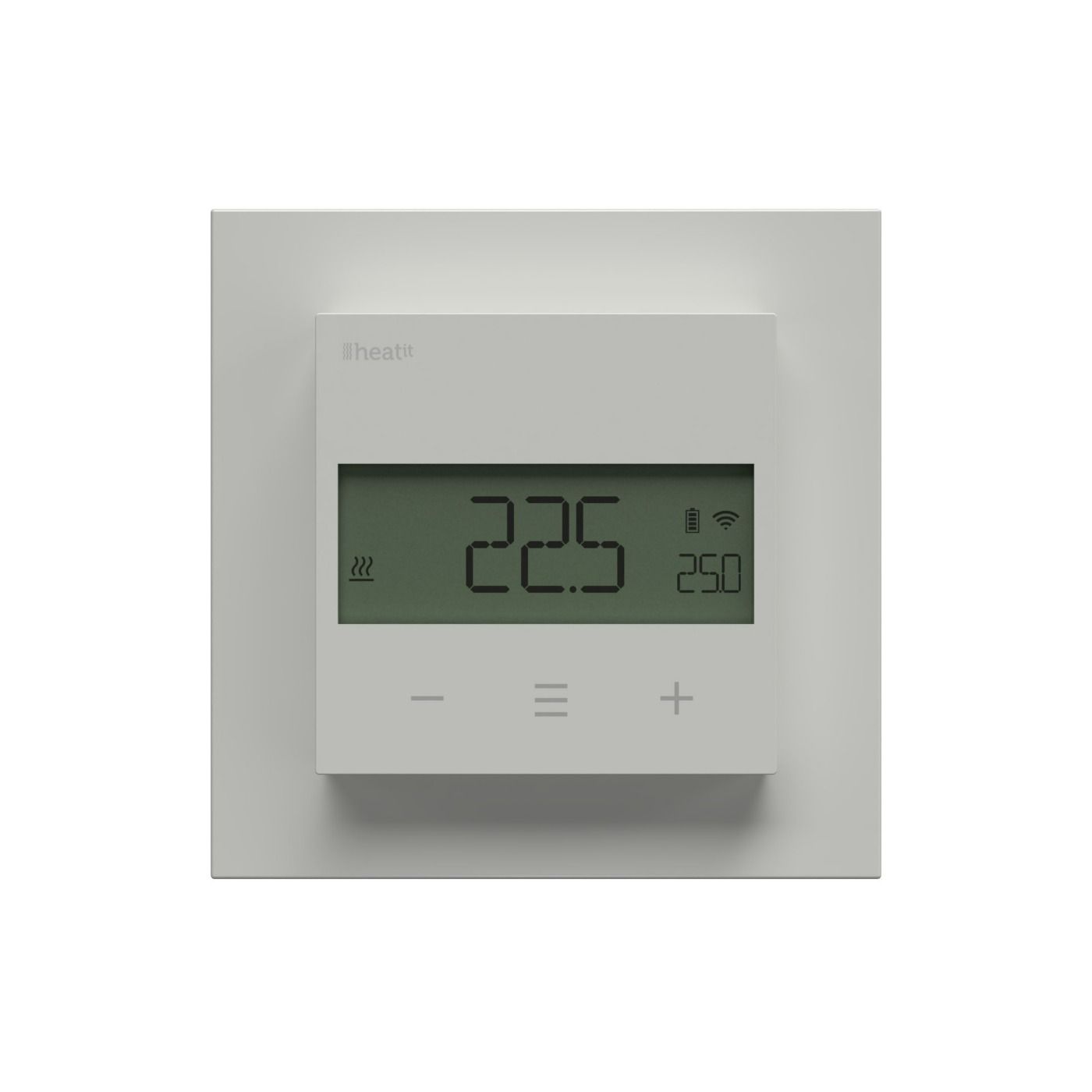 Termostat pokojowy Heatit Z-Temp3 Battery-operated Thermostat 800 series (White RAL 9003) biały