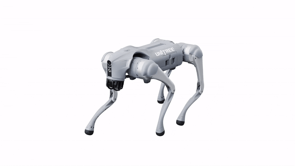 Robot pies Unitree Go2-W U1 z kołami