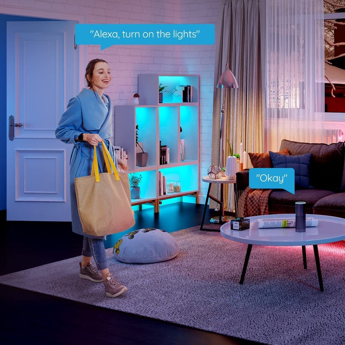 Taśma LED Govee LED Strip Light 5m Wi-Fi, RGB (H615A)