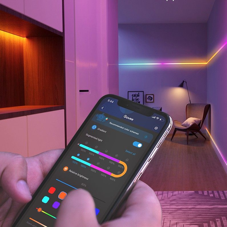 Taśma LED Govee Basic LED Strip Light 10m Wi-Fi, Bluetooth, RGBIC (H618C)