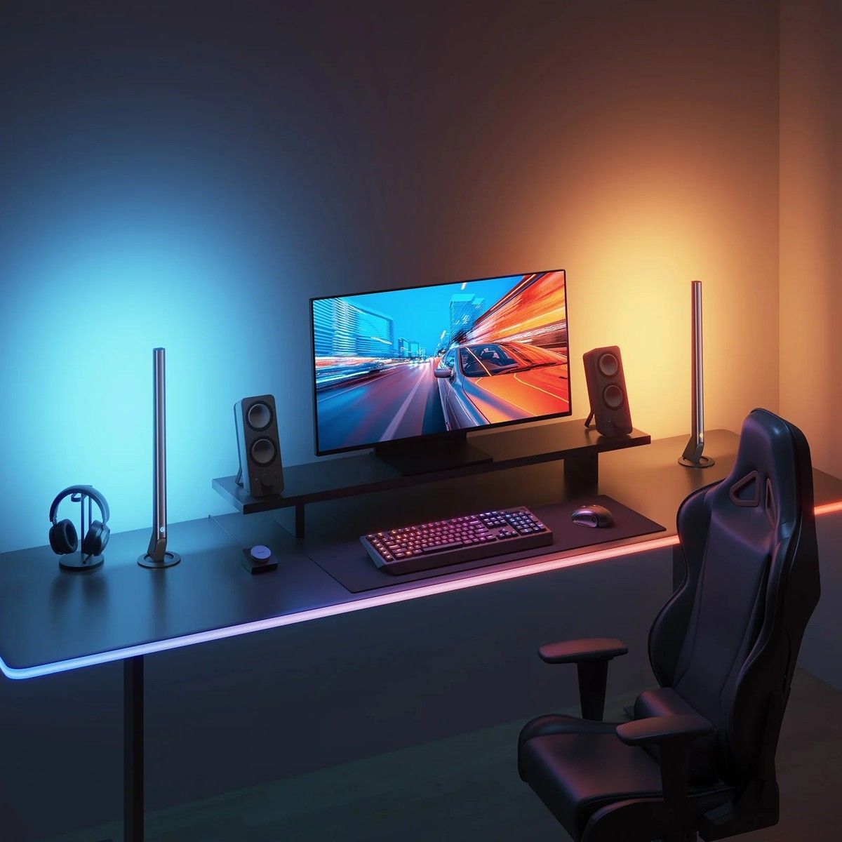 Taśma LED Govee Neon Gaming Table Light oświetlenie biurka, RGBIC (H61C3)