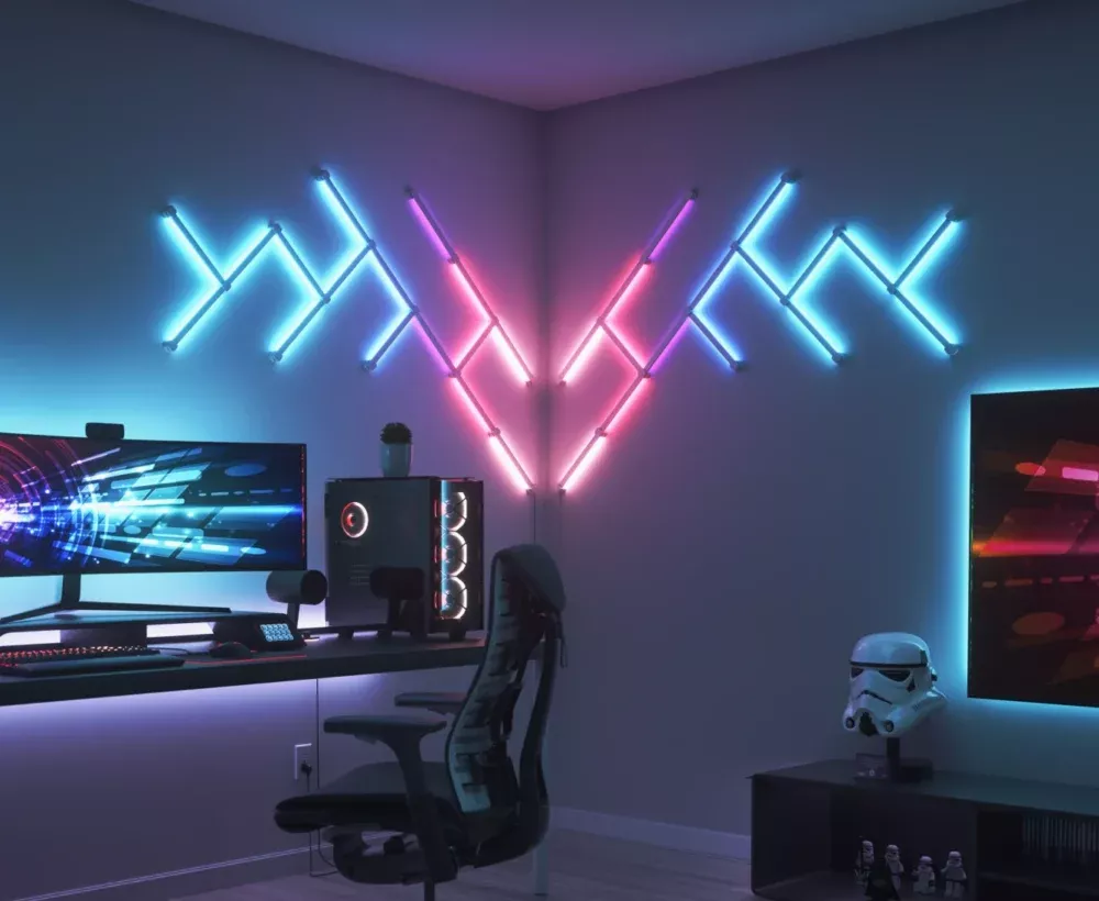 Nanoleaf Lines 90 degrees Expansion Pack - dodatkowe trzy listwy świetlne 90 stopni (3 sztuki)