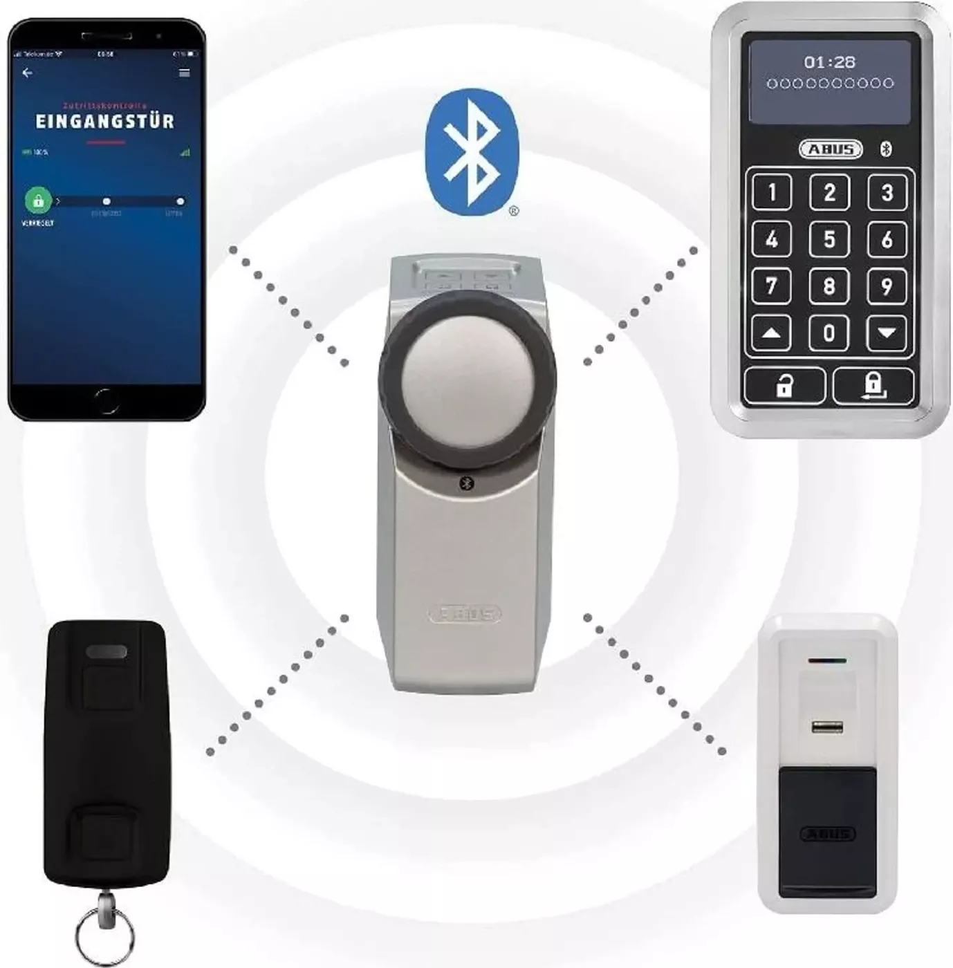 Pilot zdalnego sterowania Abus HomeTec Pro Bluetooth®  CFF3100