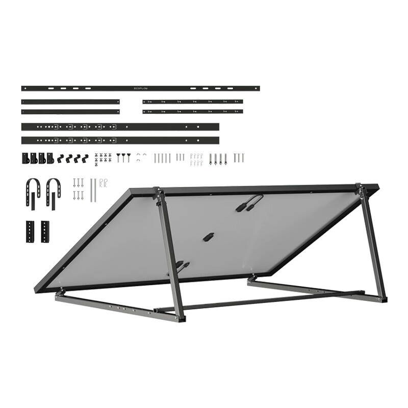 Regulowany uchwyt Ecoflow na panel PV 400W - wolnostojący lub do montażu ściennego