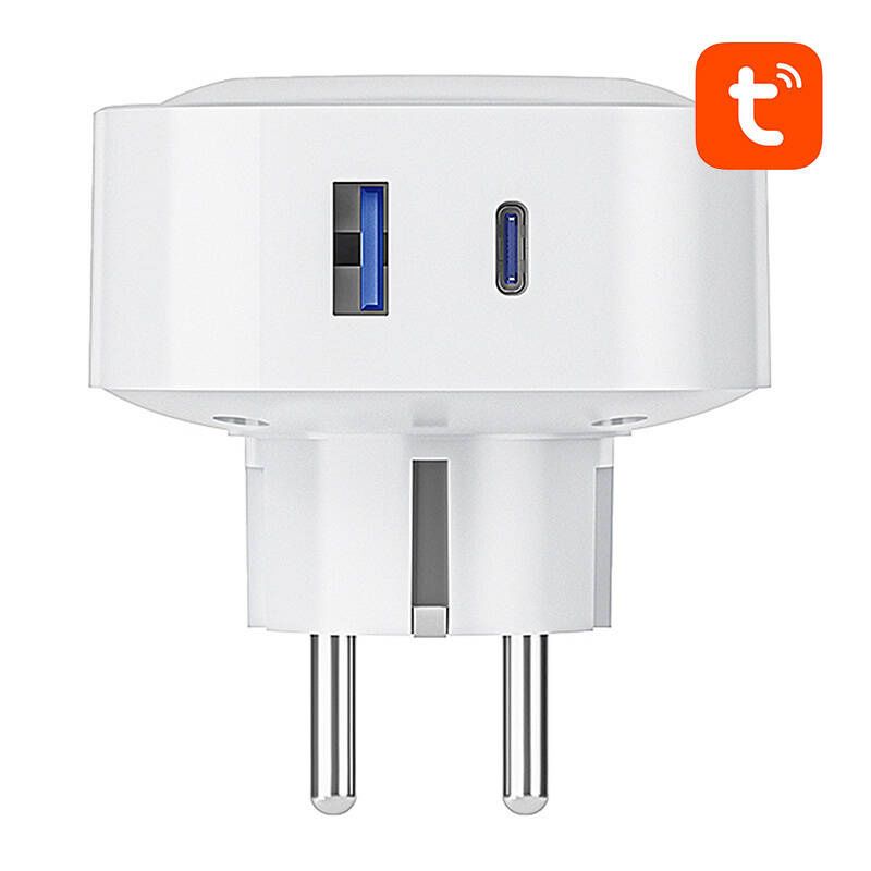 Inteligentne gniazdko Gosund SP6 – WiFi/Bluetooth, 16 A, USB-C, 20 W Tuya