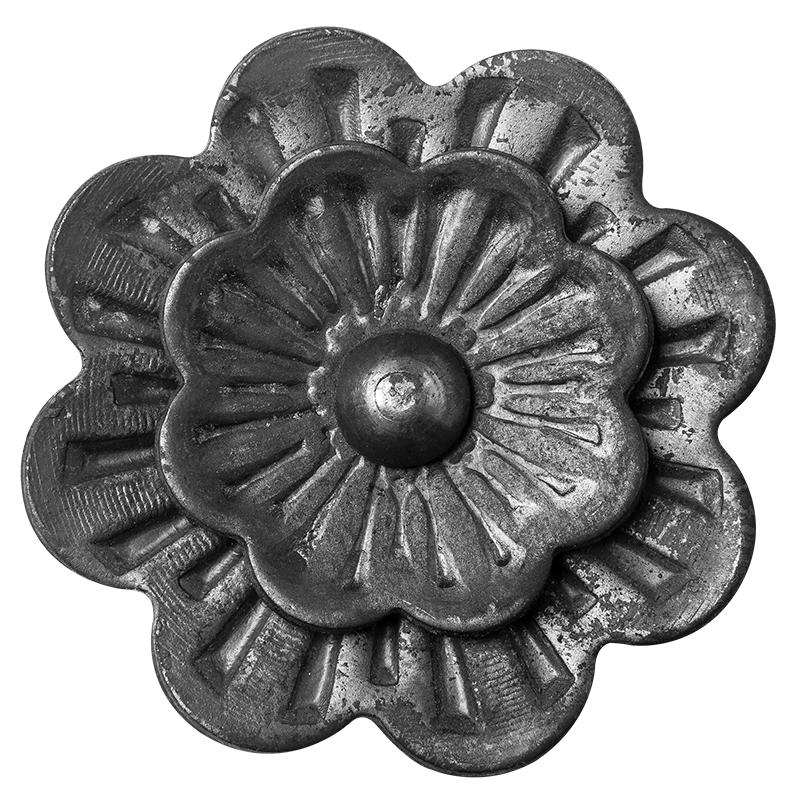 Kwiatek stalowy ozdobny fi95 x 5 mm