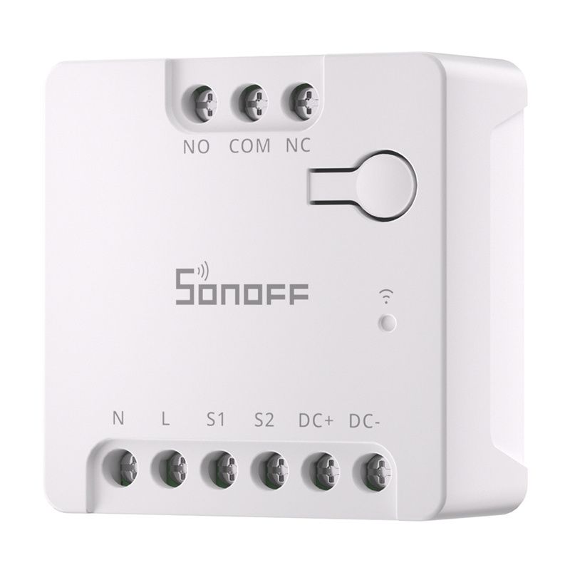 Przełącznik WiFi SONOFF MINI-D Matter do sterowania bramami (AC/DC 12-48V, styk bezpotencjałowy) Przełącznik WiFi SONOFF MINI-D Matter do sterowania bramami (AC/DC 12-48V, styk bezpotencjałowy)