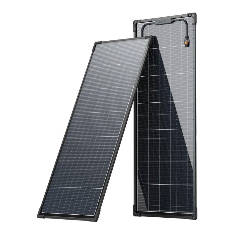Zestaw 2x Panel fotowoltaiczny EcoFlow 130W (sztywna konstrukcja)
