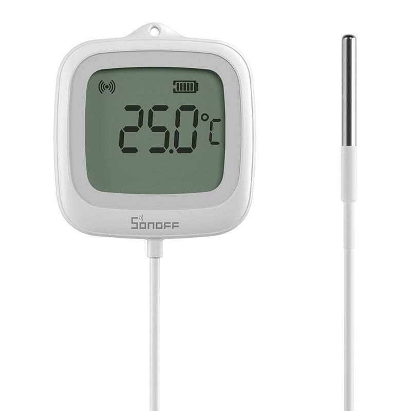 Czujnik Temperatury ZigBee LCD Sonoff SNZB-02LD (z sondą) Czujnik Temperatury ZigBee LCD Sonoff SNZB-02LD (z sondą)