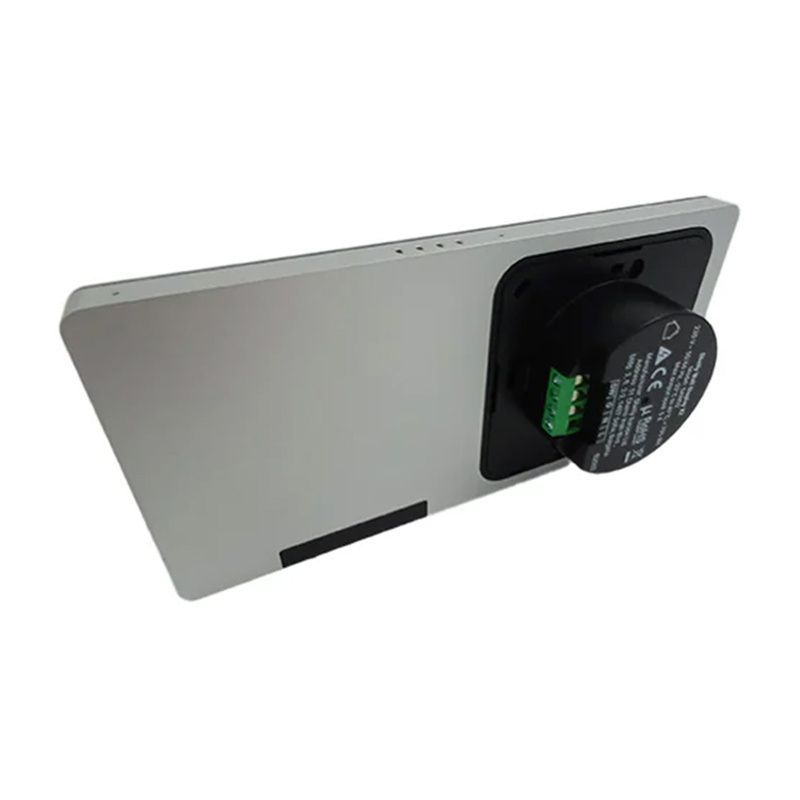 Podwójny panel sterowania Shelly Wall Display X2 WiFi/BLU (srebrny) + BLU H&T ivory