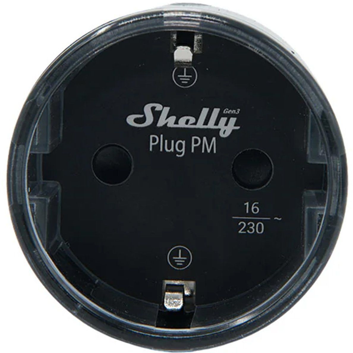 Inteligentne gniazdko 13A Shelly Plug PM Gen3 Matter czarny