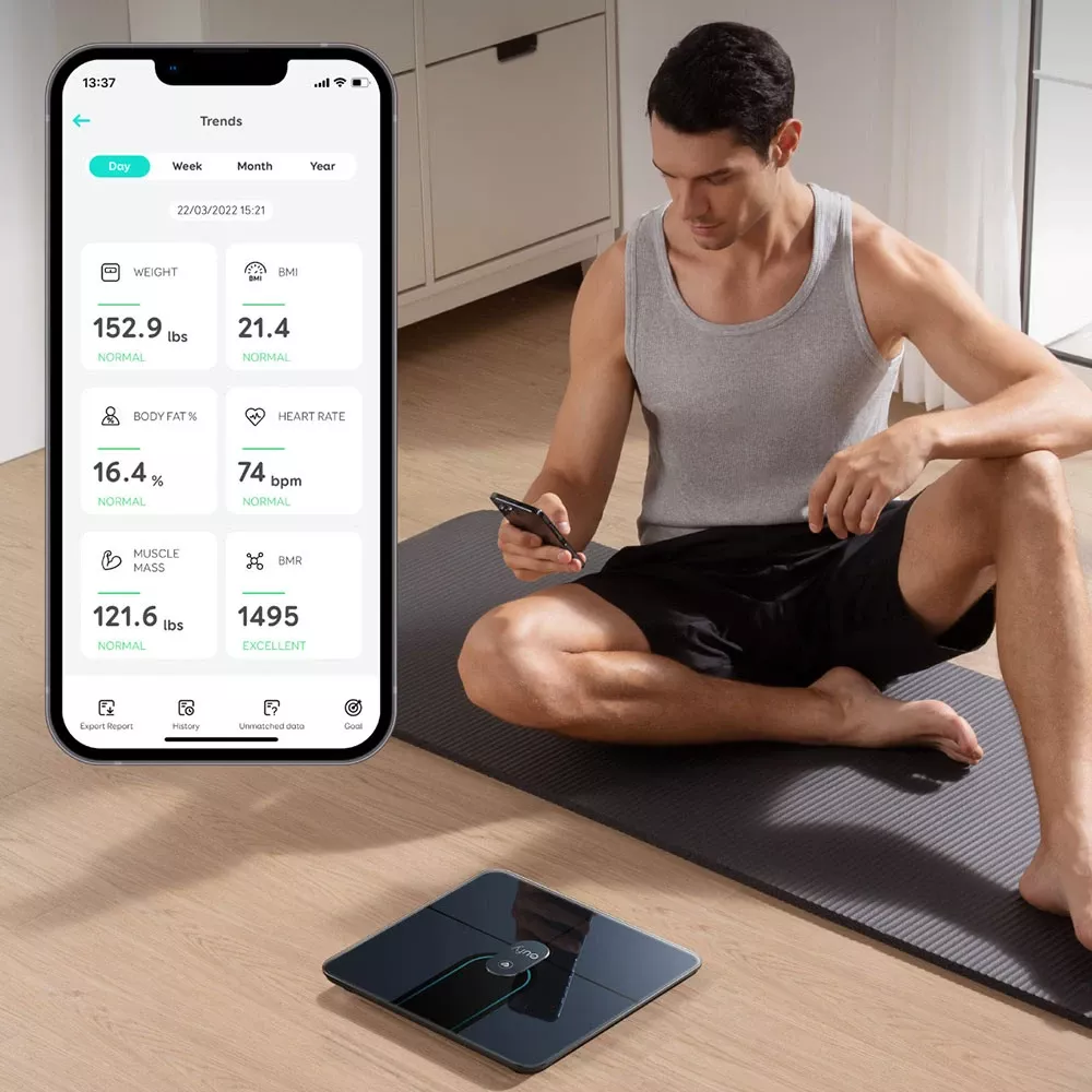 Waga łazienkowa eufy Smart Scale P2 PRO czarny