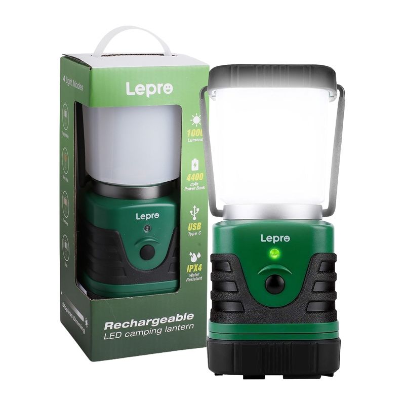 Lampa kempingowa LEPRO 1000lm 3600mAh