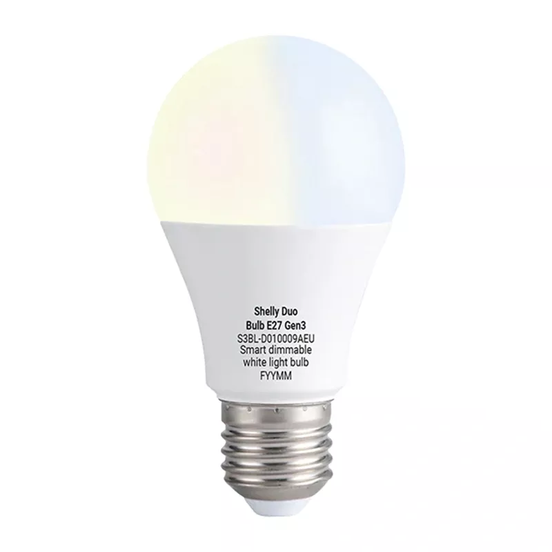 Żarówka LED SHELLY Duo Bulb Gen3 E27 WiFi|Bluetooth