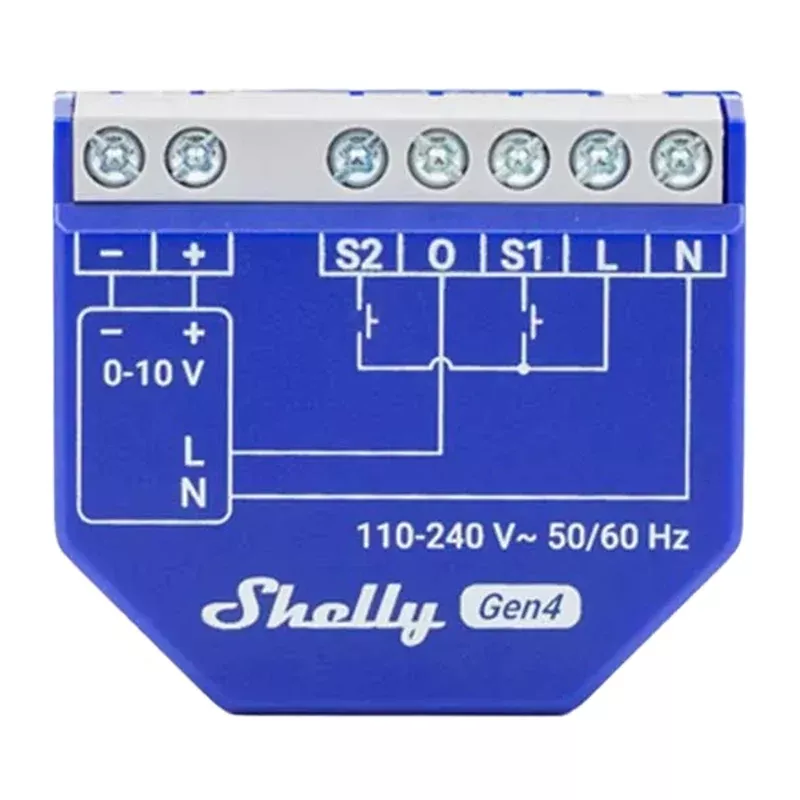 Ściemniacz SHELLY Dimmer 0/1-10V PM Gen4 WiFii|Zigbee|Bluetooth|Matter