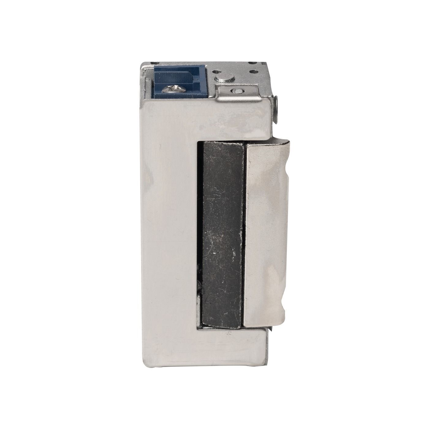 Elektrozaczep symetryczny 1743R 6-12 V AC/DC z wyłącznikiem i pamięcią - wąski, regulowany, o szerokości 20,5 mm
