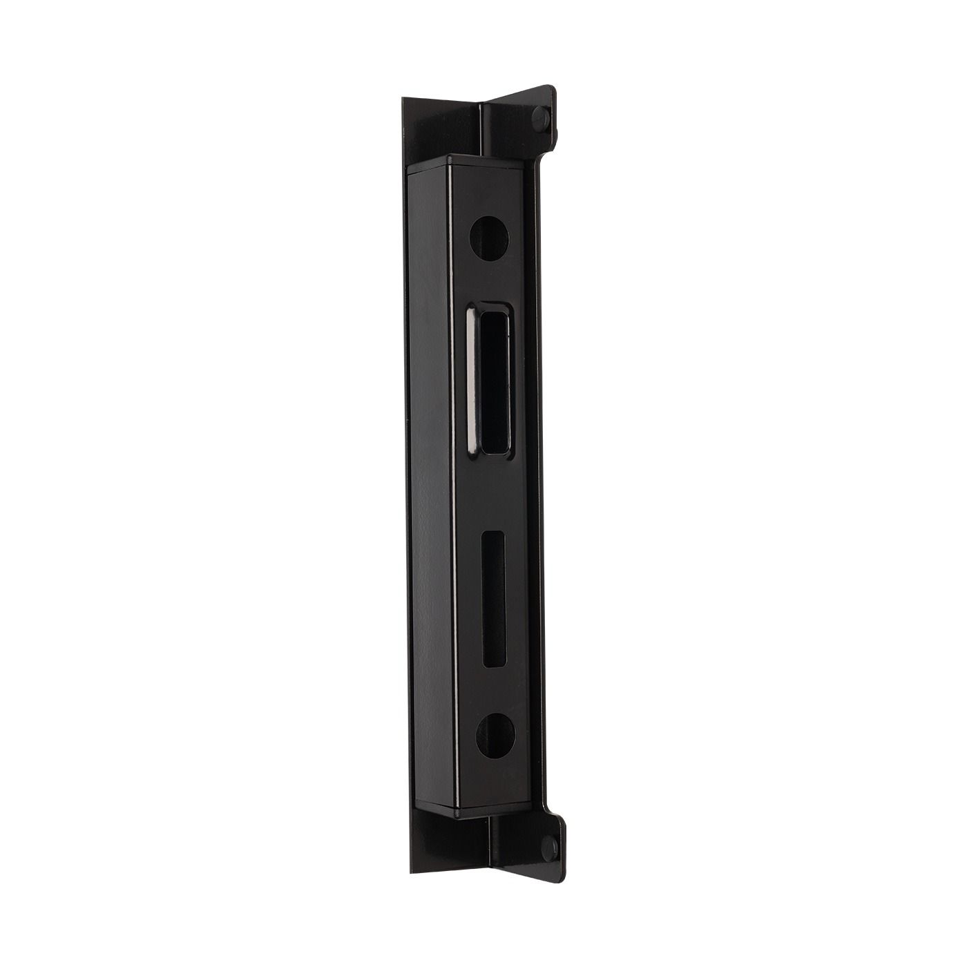 Ogranicznik profilowy pod zamek – 40 x 40 x L350 mm, ocynk, czarny
