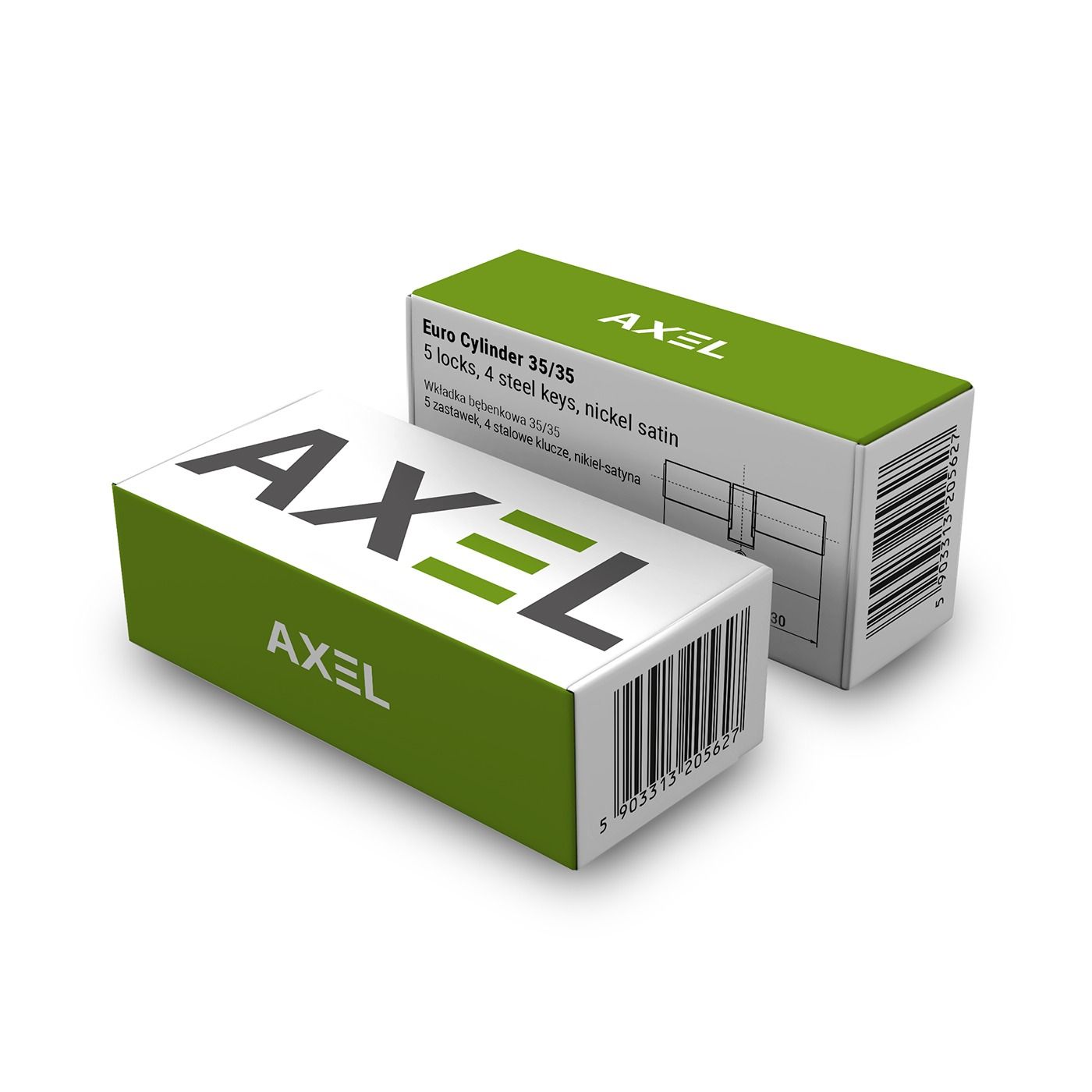 Wkładka bębenkowa AXEL 35/35