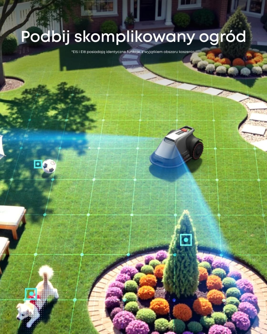 Kosiarka automatyczna Eufy Robot Lawn Mower E15 do 800 m²