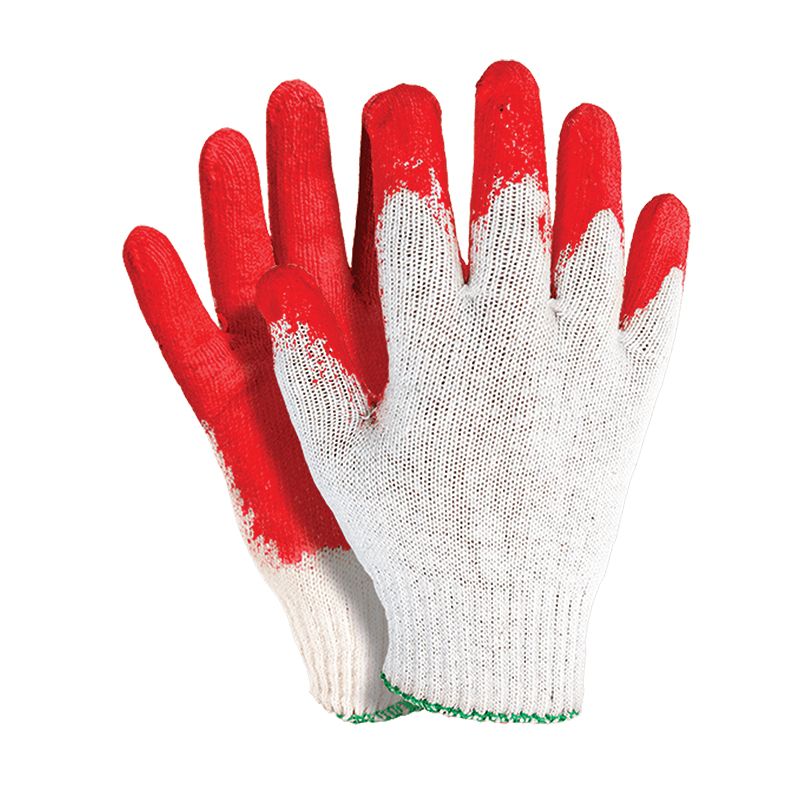 Czerwone rękawice robocze typu wampirki w rozmiarze 10