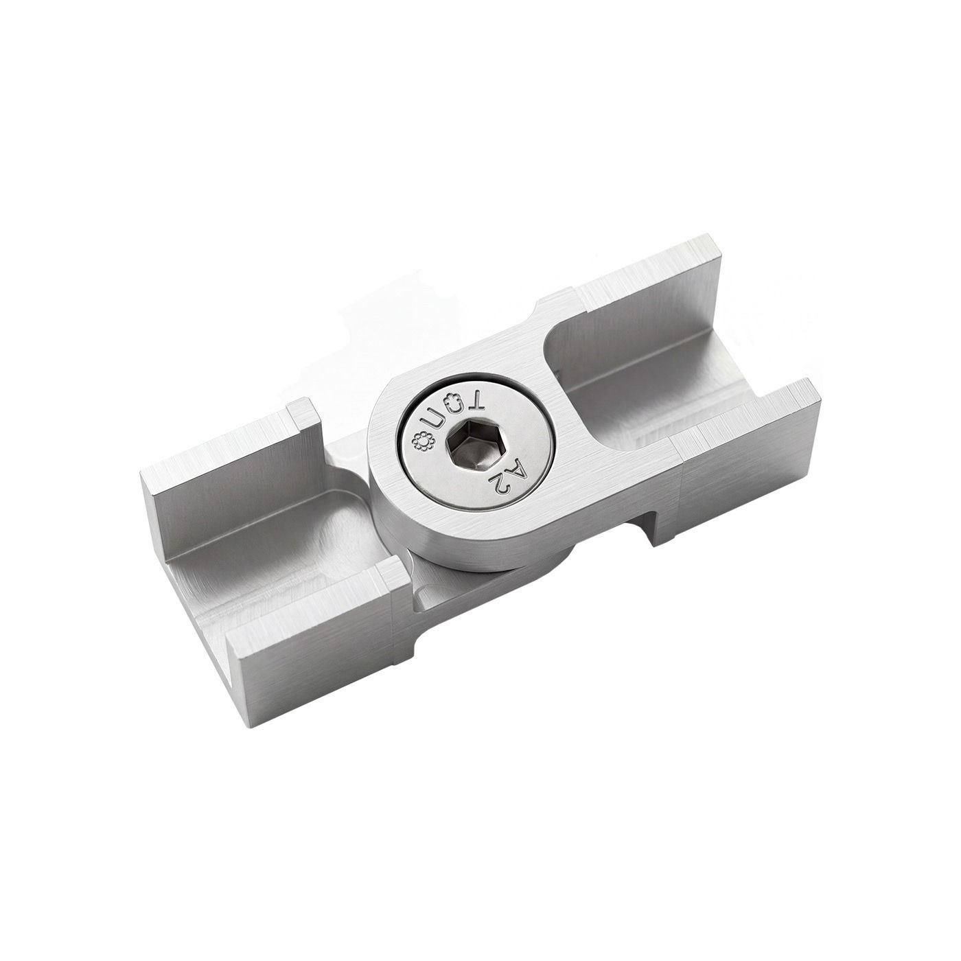 Łącznik przegubowy do pochwytu nakładanego na szkło PS1031, szkło 16 - 17,52 mm, aluminium, anoda matowa
