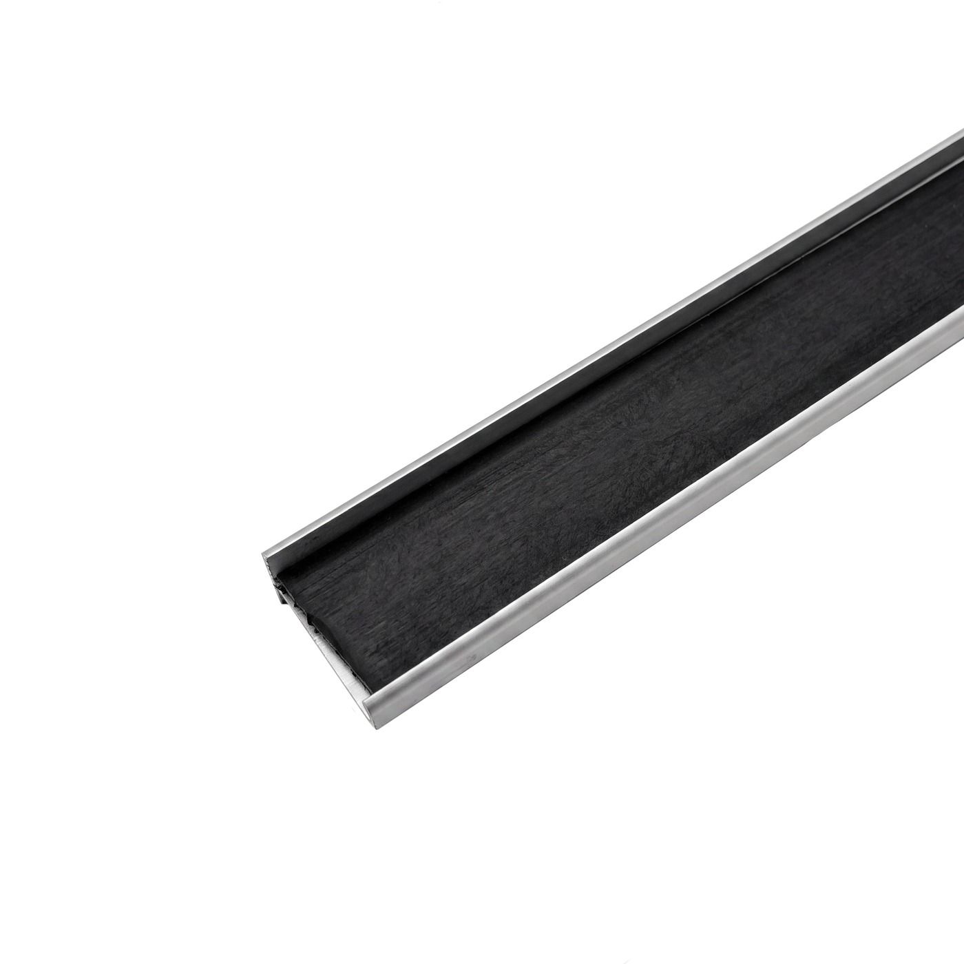 Pochwyt aluminiowy, zaokrąglony PS6936 – nakładany na szkło 20-21,52 mm, 6 m, przekrój 25.6x8.5 mm, anoda matowa, system płaski Pochwyt aluminiowy, zaokrąglony PS6936 – nakładany na szkło 20-21,52 mm, 6 m, przekrój 25.6x8.5 mm, anoda matowa, system płaski