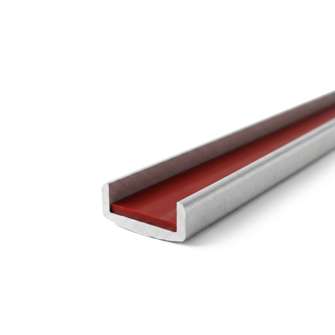 Pochwyt aluminiowy, zaokrąglony PS7426 – nakładany na szkło 12-13,52 mm, 6 m, anoda matowa, system płaski