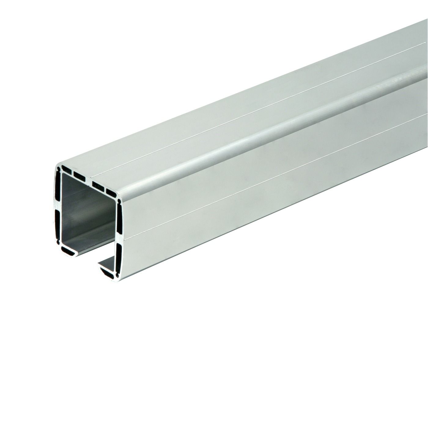 Profil P. prowadzący, aluminiowy do bramy przesuwnej – 6 m, Z 106 x 102 mm , W 80,5 x 80,5 mm