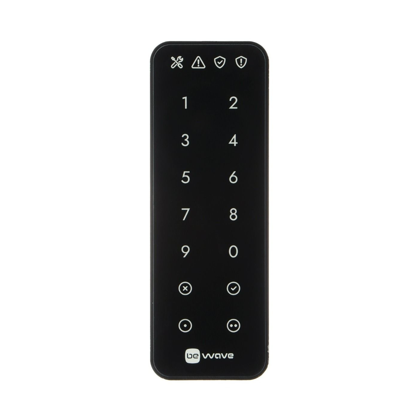 Bezprzewodowa klawiatura dotykowa BE WAVE BY SATEL Smart Keypad W czarna (AKP-200-B) ABAX2