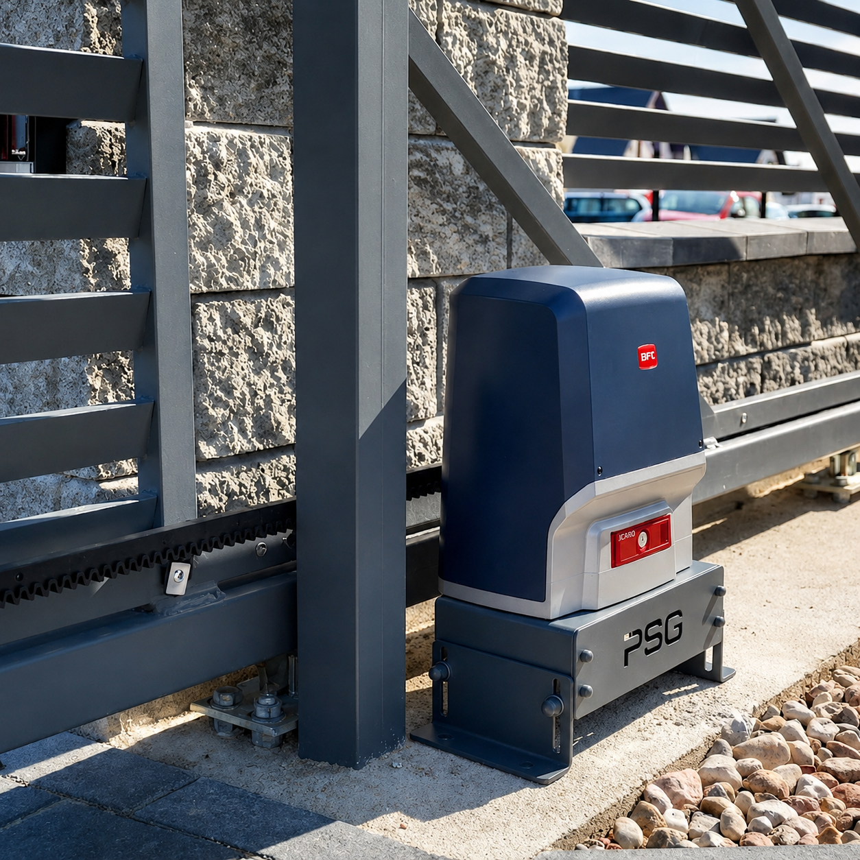 Napęd ARES ULTRA BT B1000 - 24 V, do bram przesuwnych o maksymalnej wadze 1000 kg