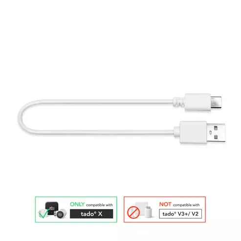 Kabel USB-C Tado° X do głowicy termostatycznej 