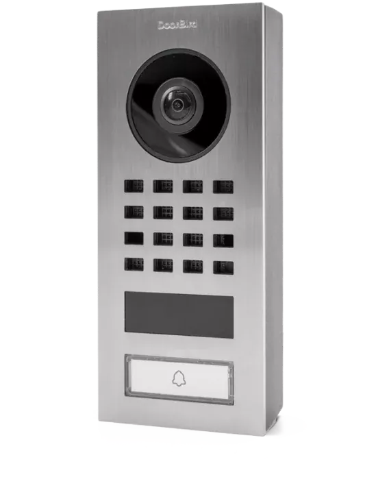 Wideodomofon IP DoorBird D1101V (PoE / WiFi) (montaż natynkowy, sterowanie elektrozaczepem) stal nierdzewna V2A, szczotkowana