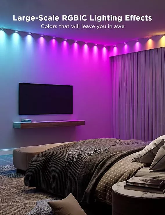 Oświetlenie LED Govee RGBIC String Downlights 3m RGBIC, wtyczka EU (H608B)