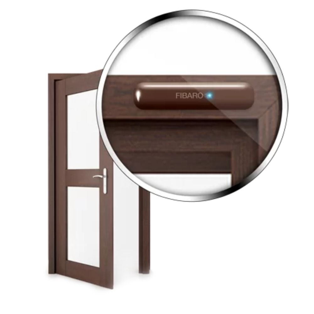 Czujnik otwarcia drzwi/okien FIBARO Door/Window Sensor ciemny brąz (FGDW-002-7)