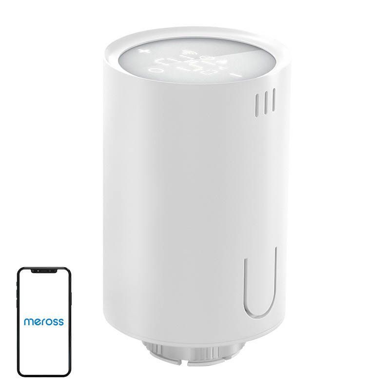 Zestaw 2x inteligentna głowica termostatyczna WiFi Meross MTS150HHK + centrala