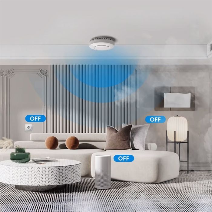 Inteligentny czujnik dymu WiFi Meross GS559AH (HomeKit) - zestaw początkowy