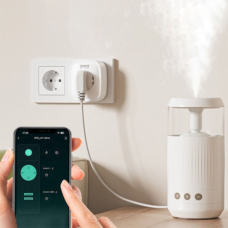 Inteligentne gniazdko Gosund SP1 WiFi – 2 sztuki, 16 A, Tuya