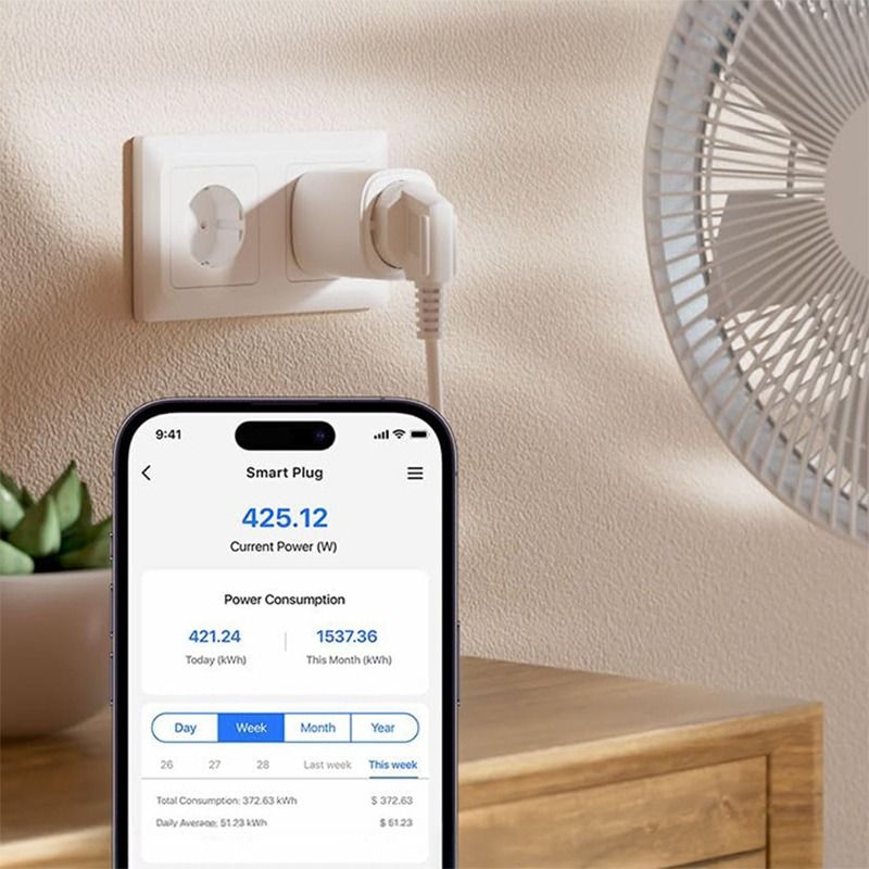 Inteligentne gniazdo MEROSS MSS305-EU z pomiarem energii (Non-HomeKit)