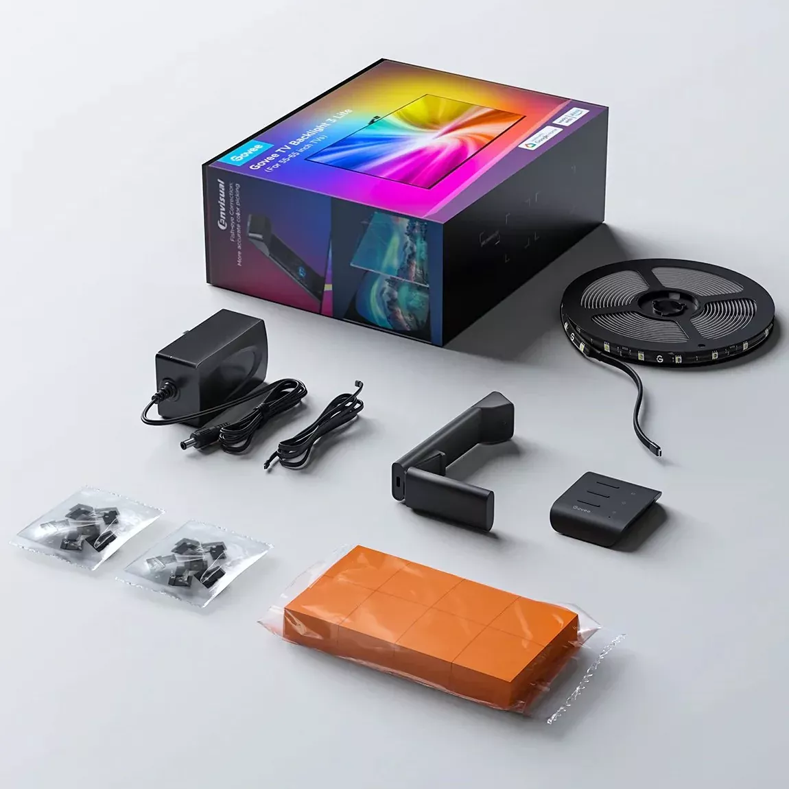 Podświetlenie LED Govee TV Backlight 3 Lite dla TV 75-85 cali, RGBICW, Wi-Fi, Bluetooth (H6099)