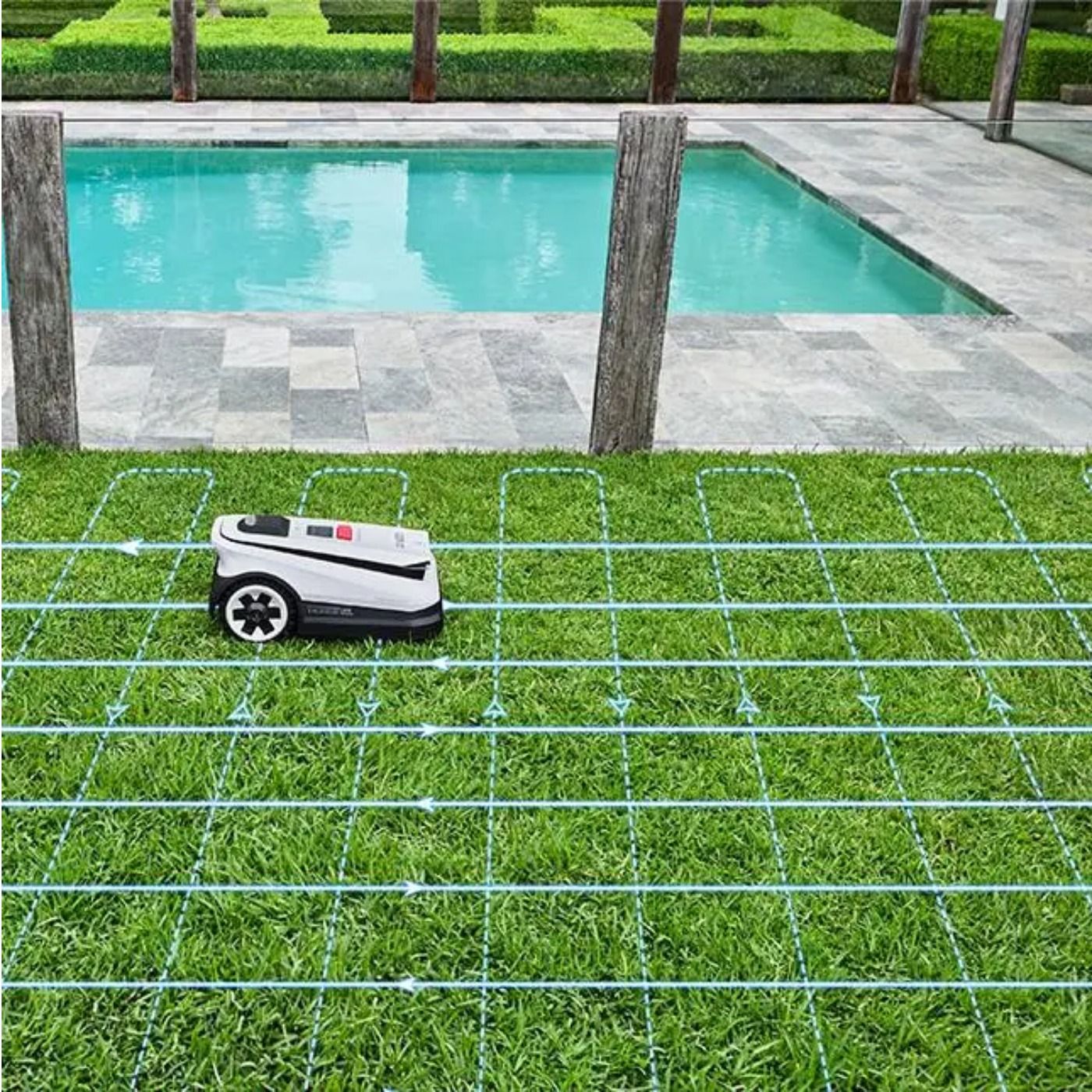 Robot koszący GOAT A1600 LIDAR PRO - do 1600 m², nawigacja Dual-LiDAR, trymer TruEdge